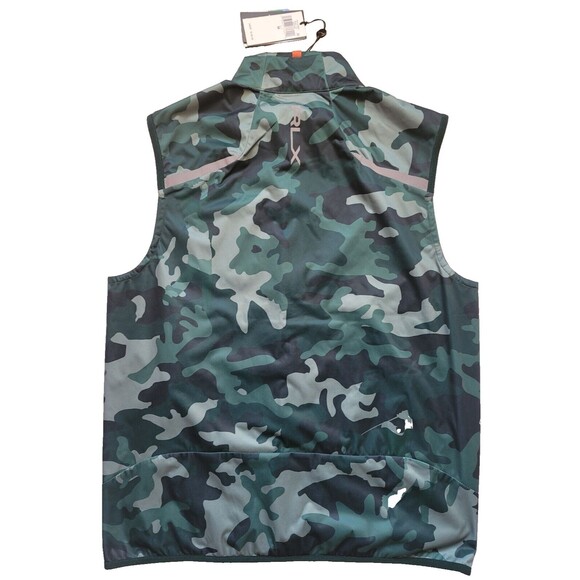 NWT RLX Ralph Lauren Water Repellent Packable Green Camo Full Zip Vest $188, M - Picture 4 of 9
